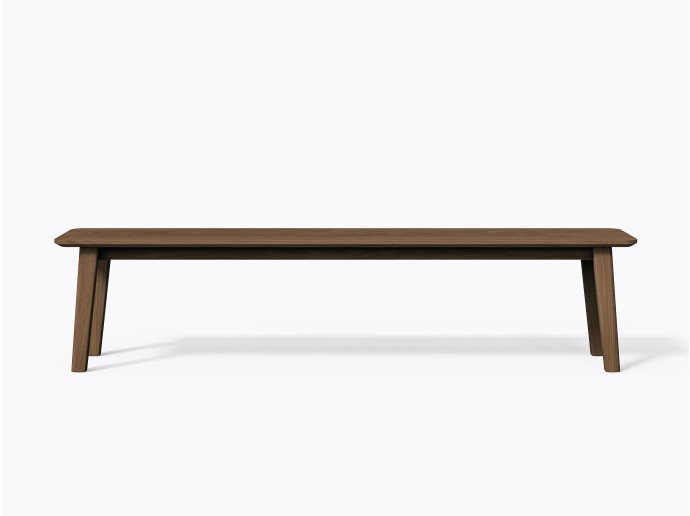 Banc Cournot en noyer - 78 pouces