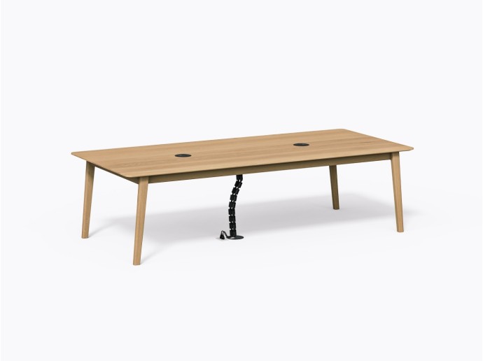 Cournot Conference Table - 42 x 108 - White Oak