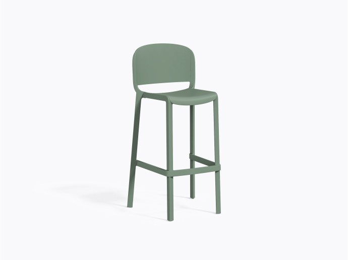 Tabouret bar Dome 263 en Vert VE2
