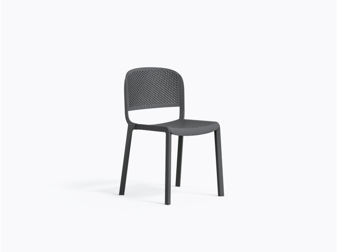Chaise Dome PF 261 en Gris GA