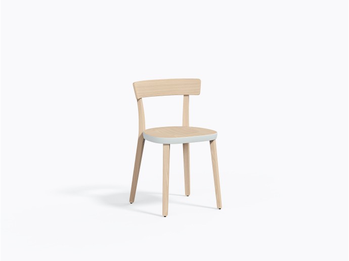 Folk 2930 Chair in Ash / White