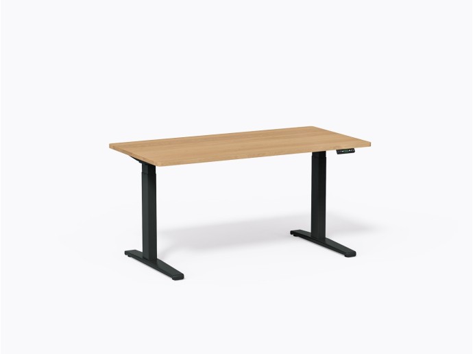 Bureau assis-debout Gale 30" X 60 en Chêne Blanc