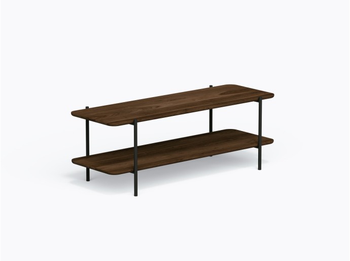 Hart Coffee Table 16" X 48" in Walnut