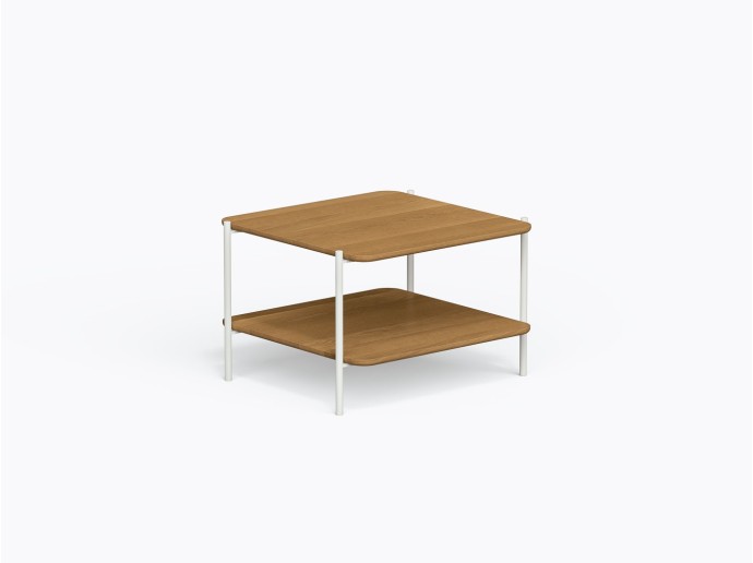 Hart Coffee Table 24" X 24" Square in White Oak