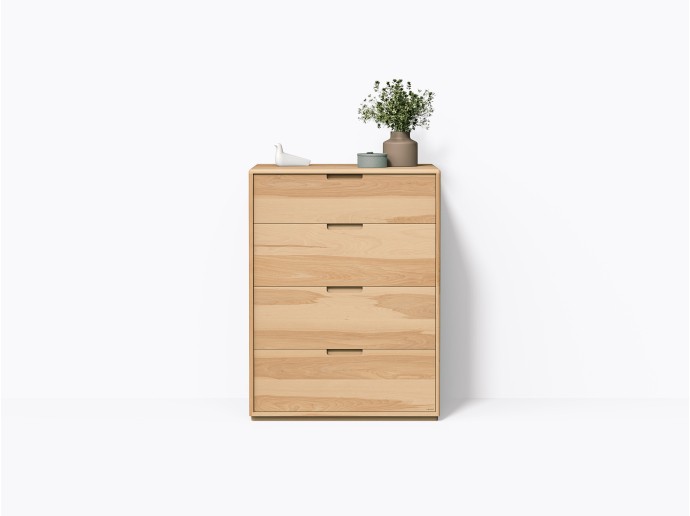 Commode Kane 32" / 4 tiroirs en Merisier