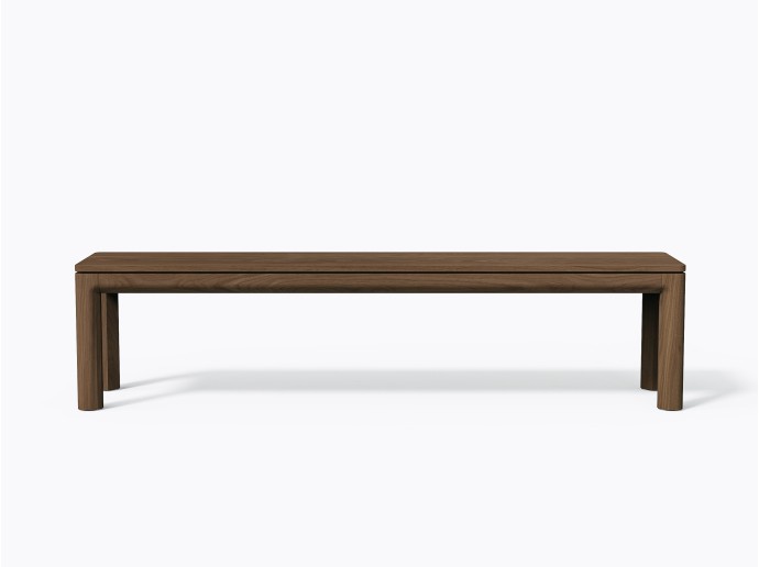 Banc Klein 74" en Noyer
