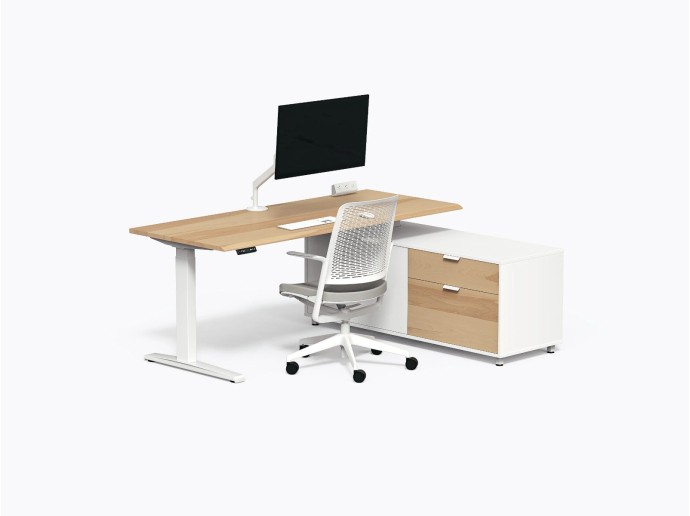 Bureau Milton - Merisier