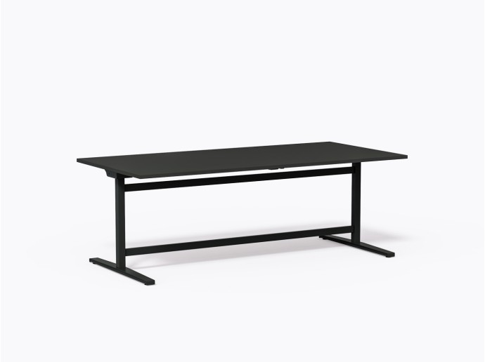 Moss Flip-top Table 40" X 84"(h) in Black Laminate