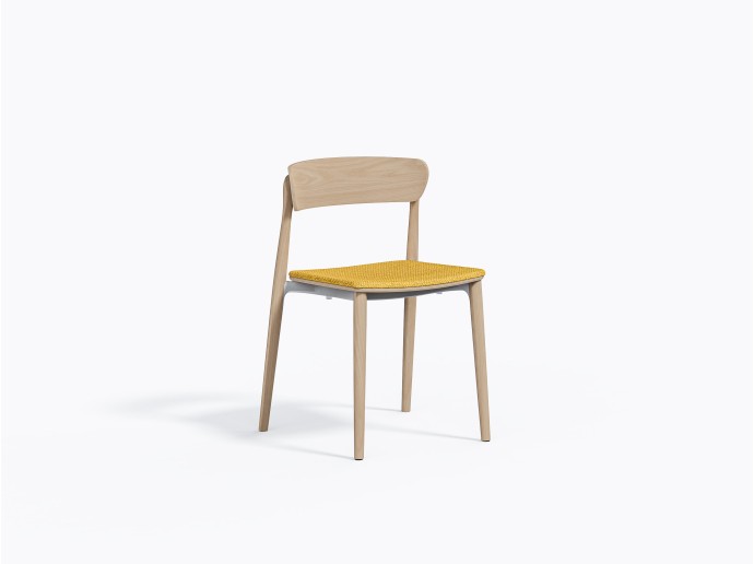 Nemea 2821 Chair in Ash and Yellow G242