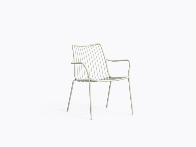 Chaise Lounge Nolita 3659 en Blanc Bi200e