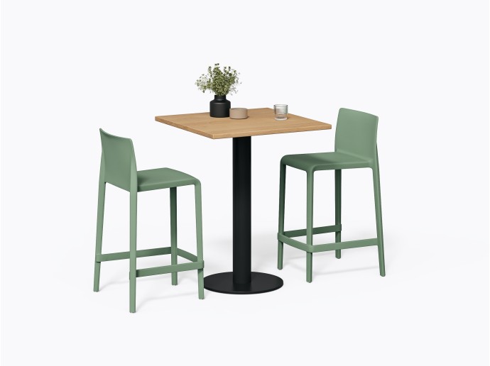 Table bistro Olson 28" x 28" X 36"(h) en Chêne Blanc
