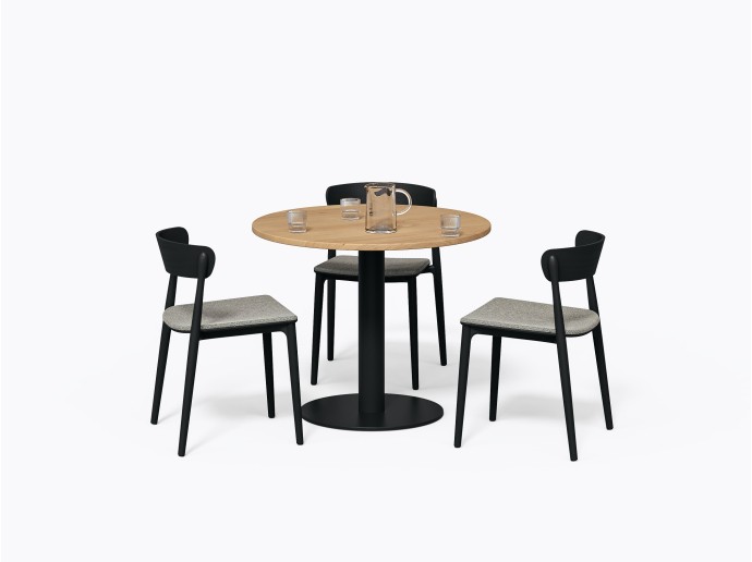 Olson XL Table D36" X 29.5"(h) in White Oak