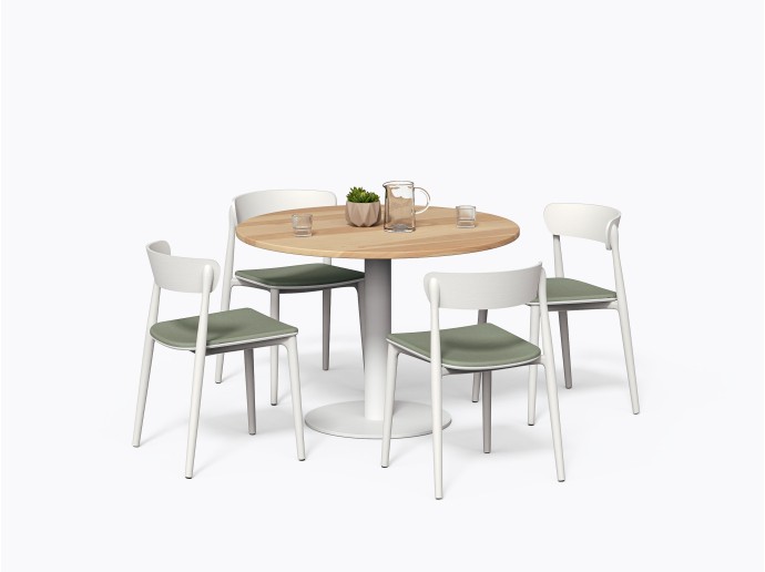 Olson XL Table D42" X 29.5"(h) in Yellow Birch