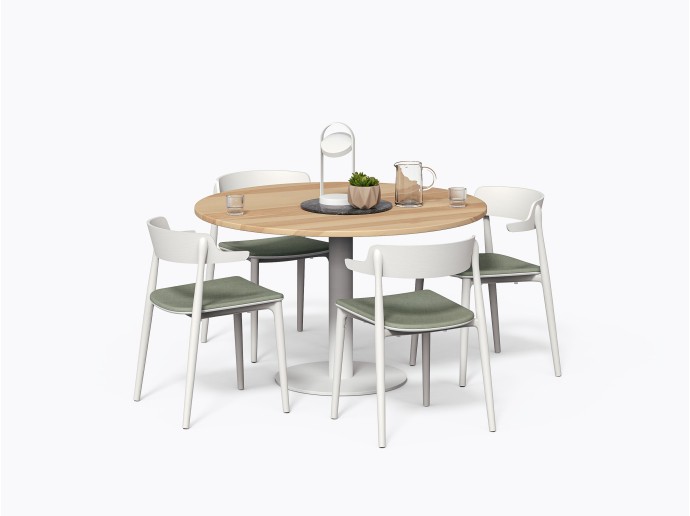 Table Olson XL D48" X 29.5"(h) en Merisier