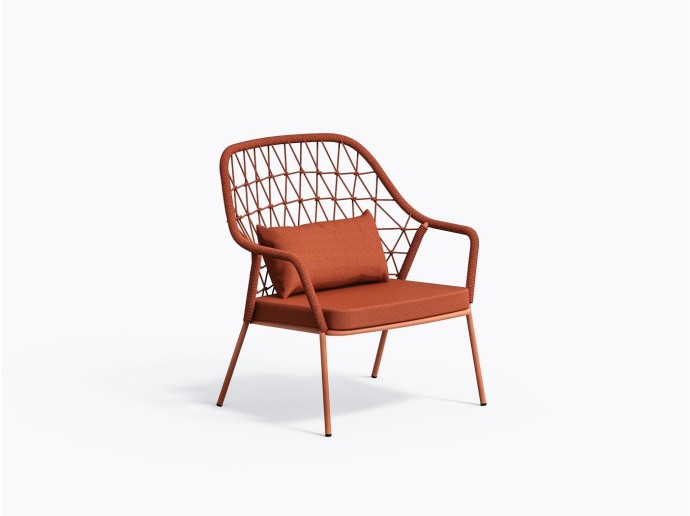 Chaise lounge Panarea 3679 en Orange Tee