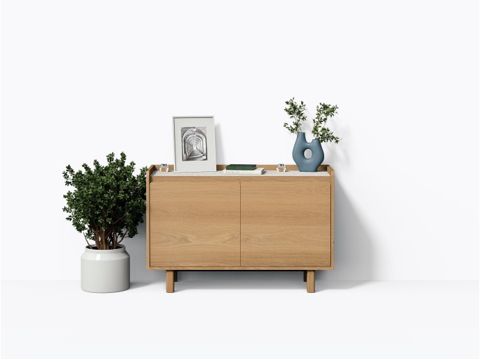 Buffet Paxson 48" en Chêne Blanc