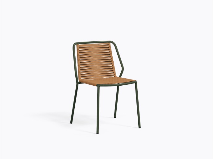 Chaise extérieur Philía 3900 en Vert / Orange