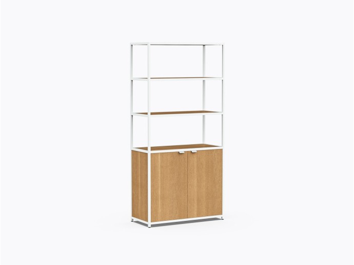 Étagère Pigou C 40" X 82"(h) en Chêne blanc