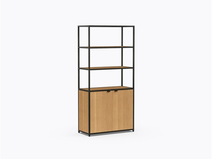 Pigou C Shelf 40" X 82"(h) in White Oak