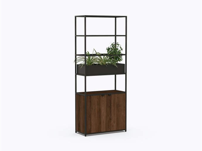 Pigou C Shelf 40" X 98"(h) in Walnut
