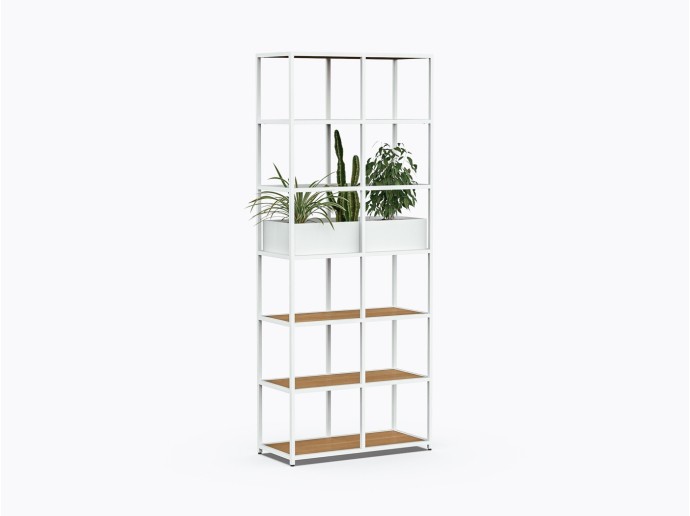 Étagère Pigou D 40" X 98"(h) en Chêne blanc
