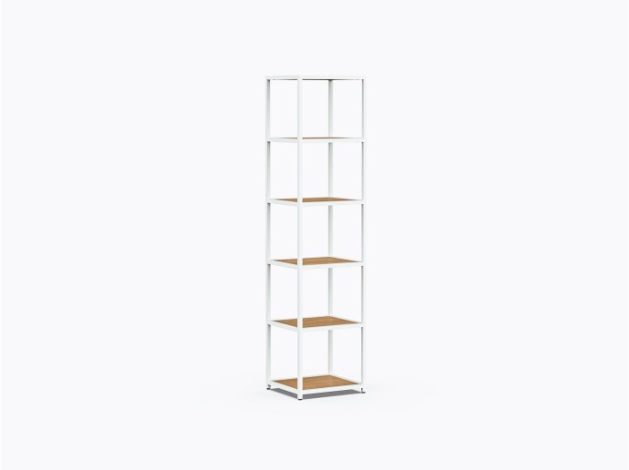 Étagère Pigou S 20" X 82"(h) en Chêne blanc