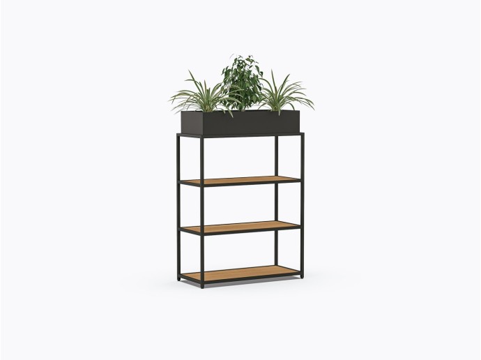 Pigou S Shelf 40" X 50"(h) in White Oak
