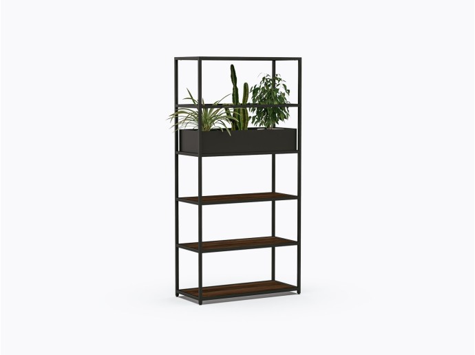 Pigou S Shelf 40" X 82"(h) in Walnut