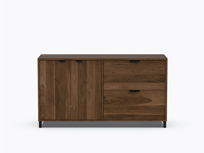 Ricardo Double Storage w/ 2 doors / 2 drawers in Walnut