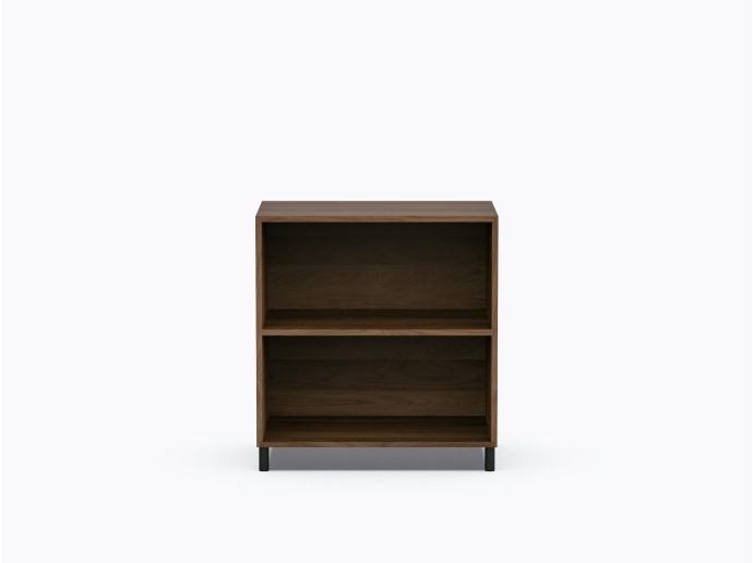 Rangement Ricardo Simple version Ouverte en Noyer