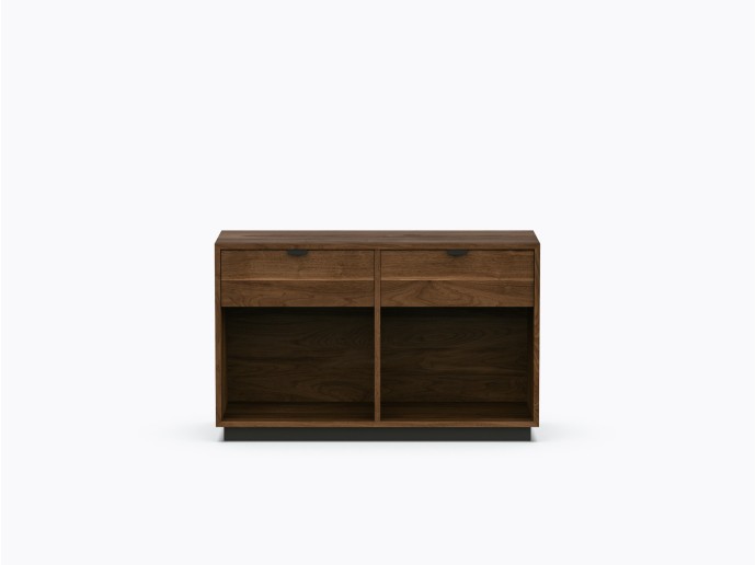 Ross Double with 2 drawers in Walnut