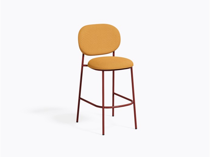 Tabouret bar Stiel 2968 en Jaune / Terracotta