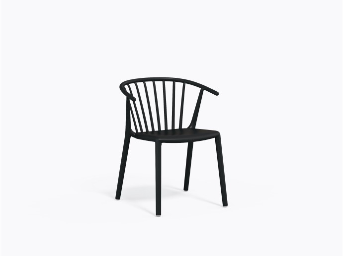 Chaise Woody - Noir