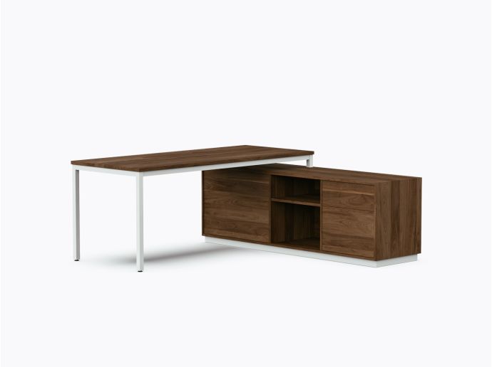 Bureau exécutif Allais - 72" X 72" - Noyer