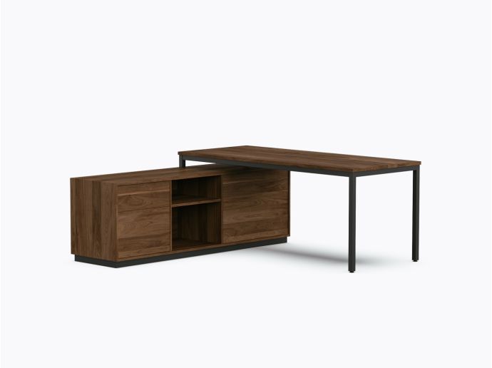 Bureau exécutif Allais - 72" X 72" - Noyer