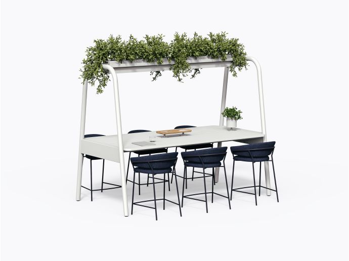 Comptoir Allen - 96 X 36(h) - Stratifié Blanc