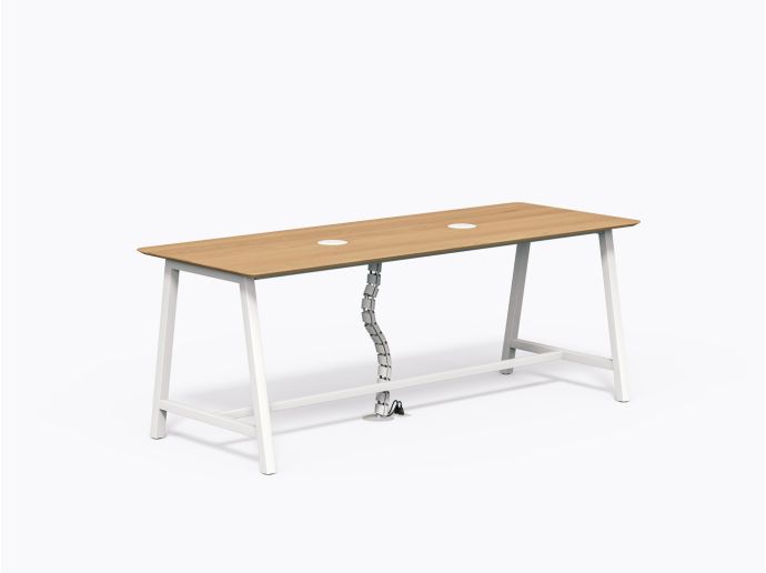 Aoki Counter - 96" X 36"(h) - White Oak