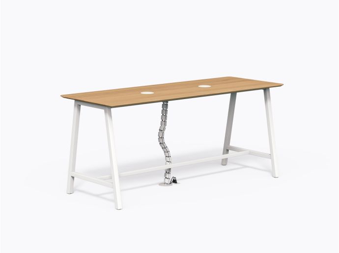 Aoki Counter - 96" X 42"(h) - White Oak