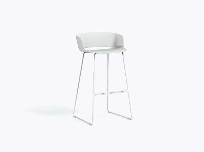 Babila 2748 Bar Stool in White BI