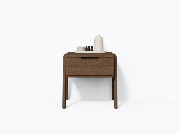 Bastiat Nightstand 21" 1 Drawer - Walnut