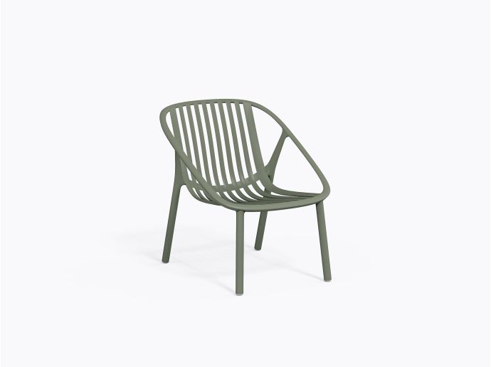 Bini Lounge Chair - Green Grey