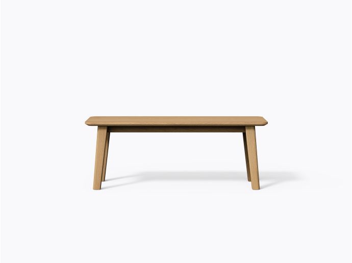 Banc Cournot 48" en Chêne Blanc