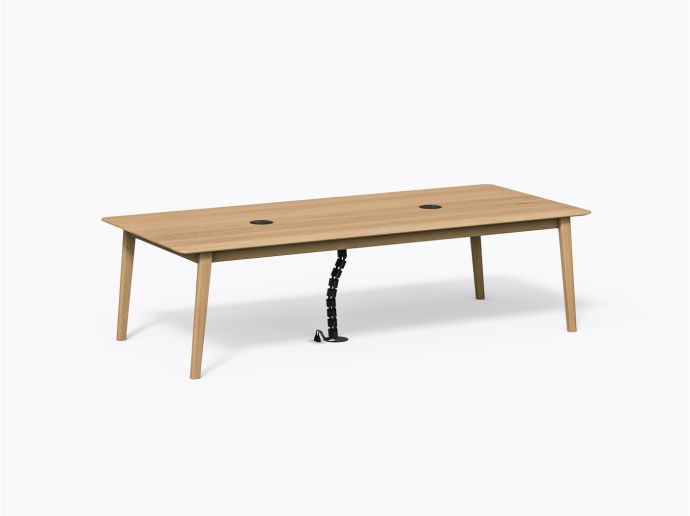 Table conférence Cournot - 42 x 108 - Chêne blanc