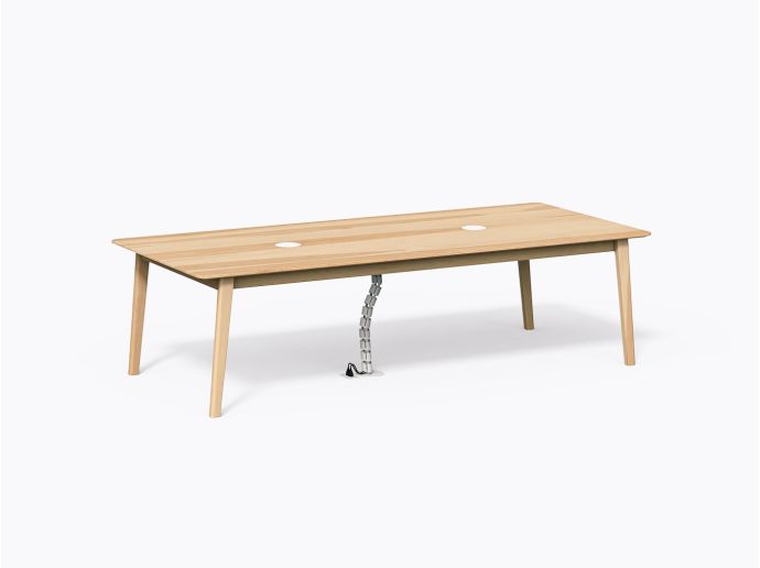 Table conférence Cournot - 42 x 108 - Merisier