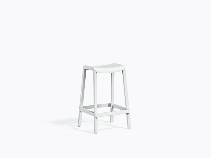 Tabouret comptoir Dome 267 - Blanc BI