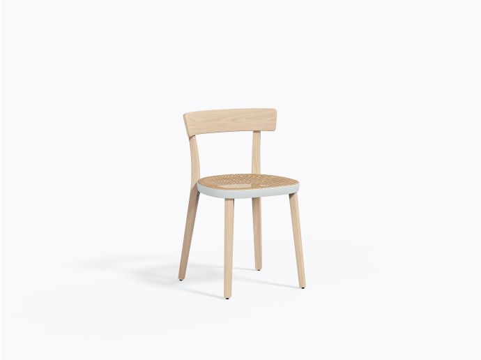 Chaise Folk 2920 - Frêne / Blanc