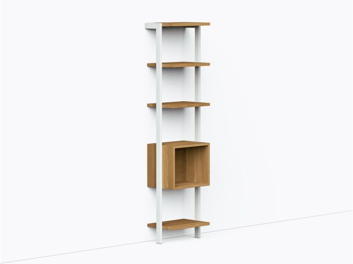 Franco H Shelf 20" in White Oak