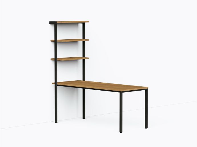 Étagère Franco L 30" X 72" en Chêne blanc