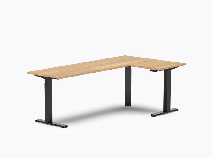 Bureau assis-debout Gale L - 48" X 84" - Chêne Blanc