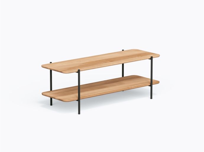 Table basse Hart 16" X 48" en Merisier